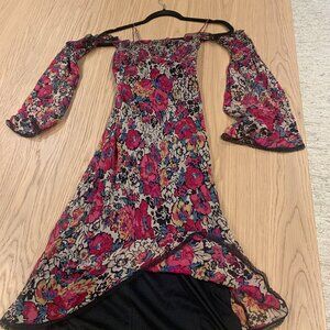 Rare Vintage Betsey Johnson off the shoulder dress